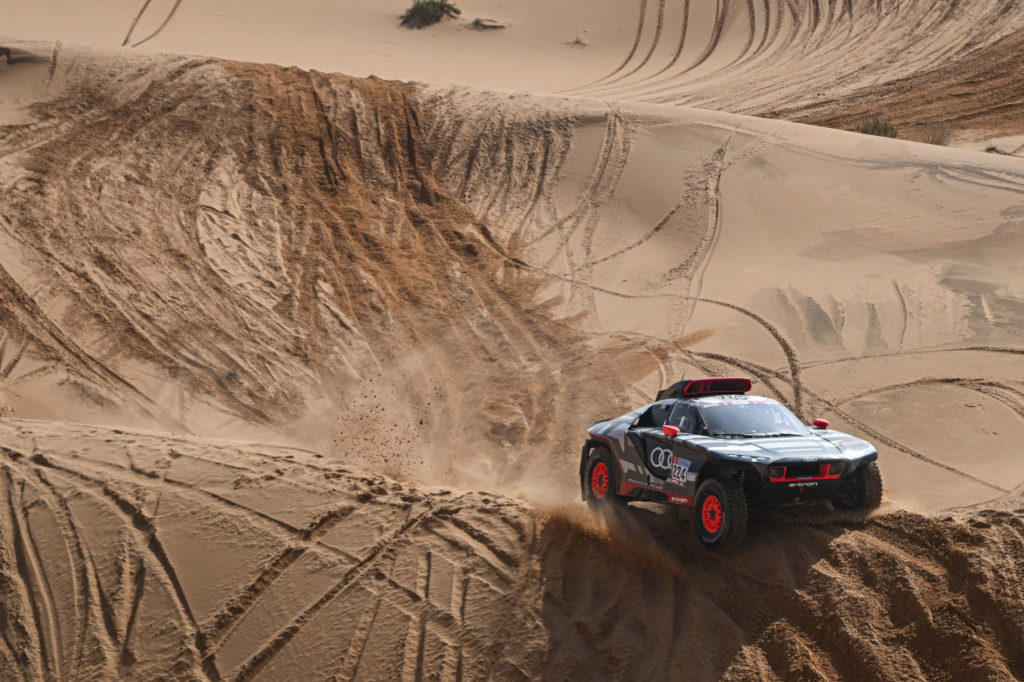 El Audi RS Q e-tron exhibe el potencial de la tecnología eléctrica en el Rally Dakar